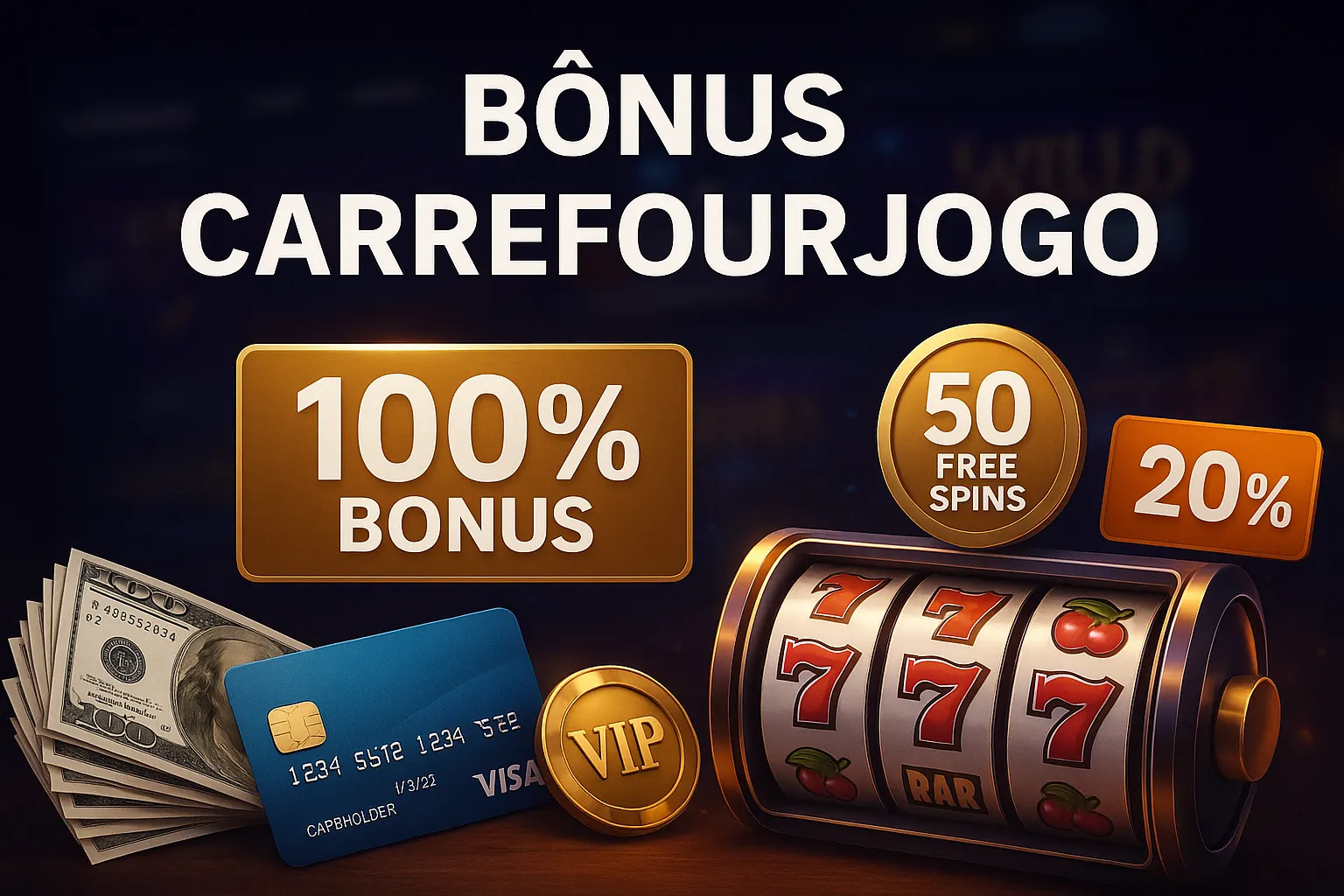 O bônus promocional CARREFOURJOGO é uma ótima maneira de começar sua aventura