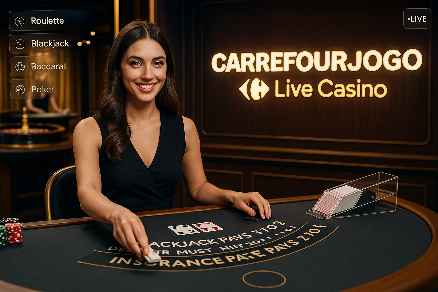 O CARREFOURJOGO Live Casino lança promoções regularmente