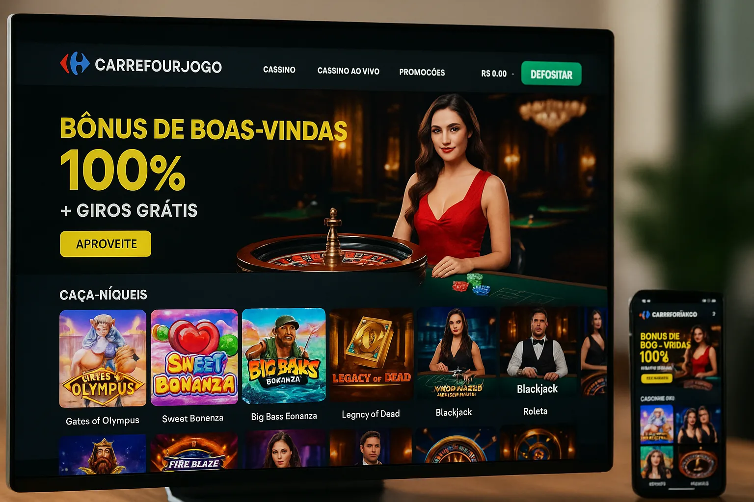 Jogos de cassino online inovadores e emocionantes na CARREFOURJOGO